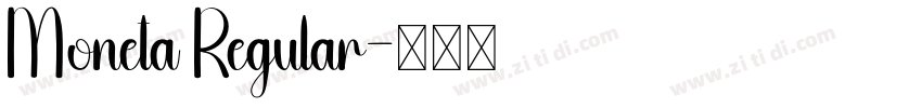 Moneta Regular字体转换